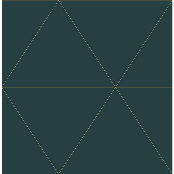 A-Street Prints Twilight Indigo Geometric Wallpaper