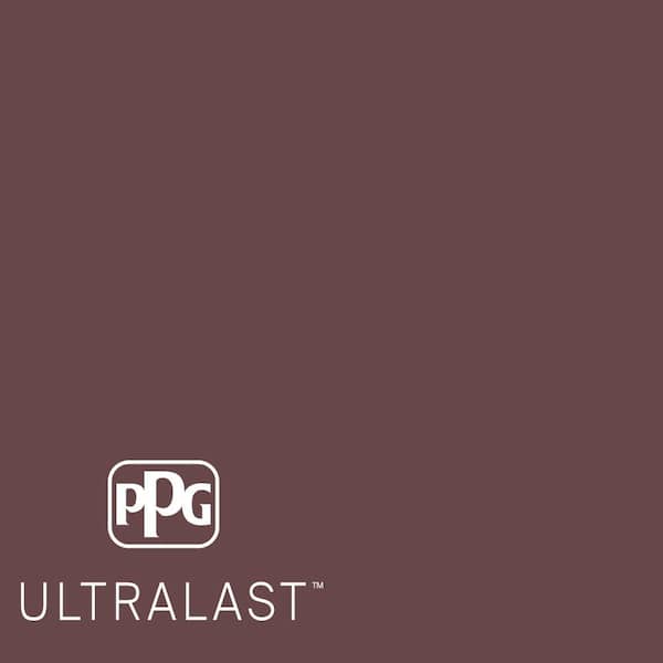 PPG UltraLast 5 gal. #PPG1054-7 Chocolate Eclair Semi-Gloss Interior Paint and Primer