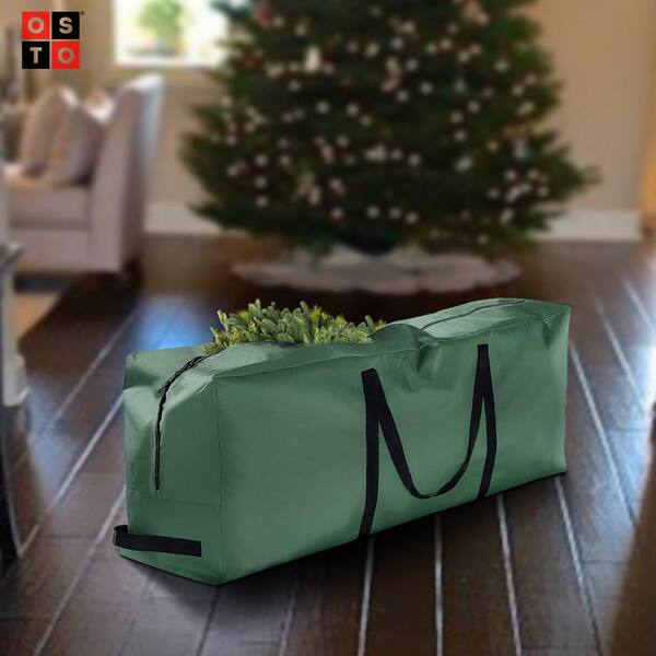 Elf Stor 9-ft Green Extra-Large Artificial Tree Storage Bag Christmas Holiday Home Decor