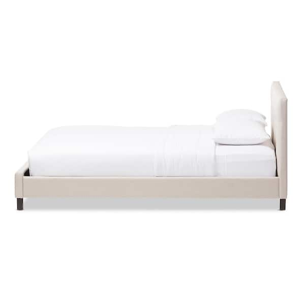 Baxton Studio Annette Beige Full Upholstered Bed 28862 5138 HD