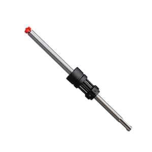 AMPED Rebar Demon 1/2 in. x 4 in. x 10 in. SDS-Plus 4-Cutter Full Carbide Head Dust Extraction Hammer Drill Bit