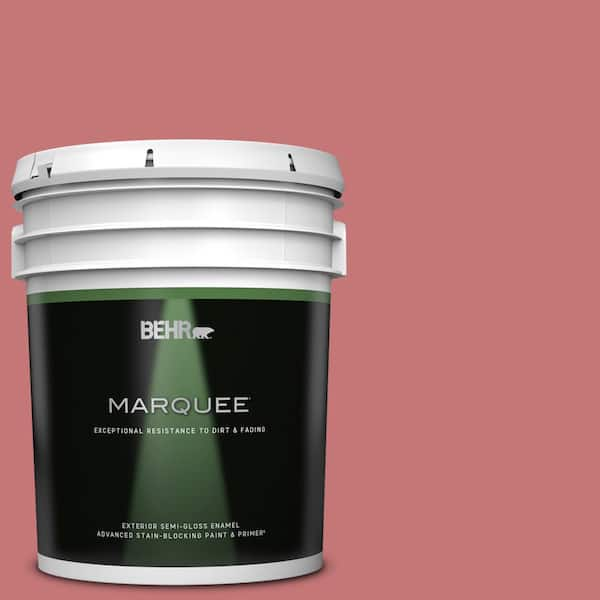 BEHR MARQUEE 5 gal. #150D-5 Deep Bloom Semi-Gloss Enamel Exterior Paint & Primer