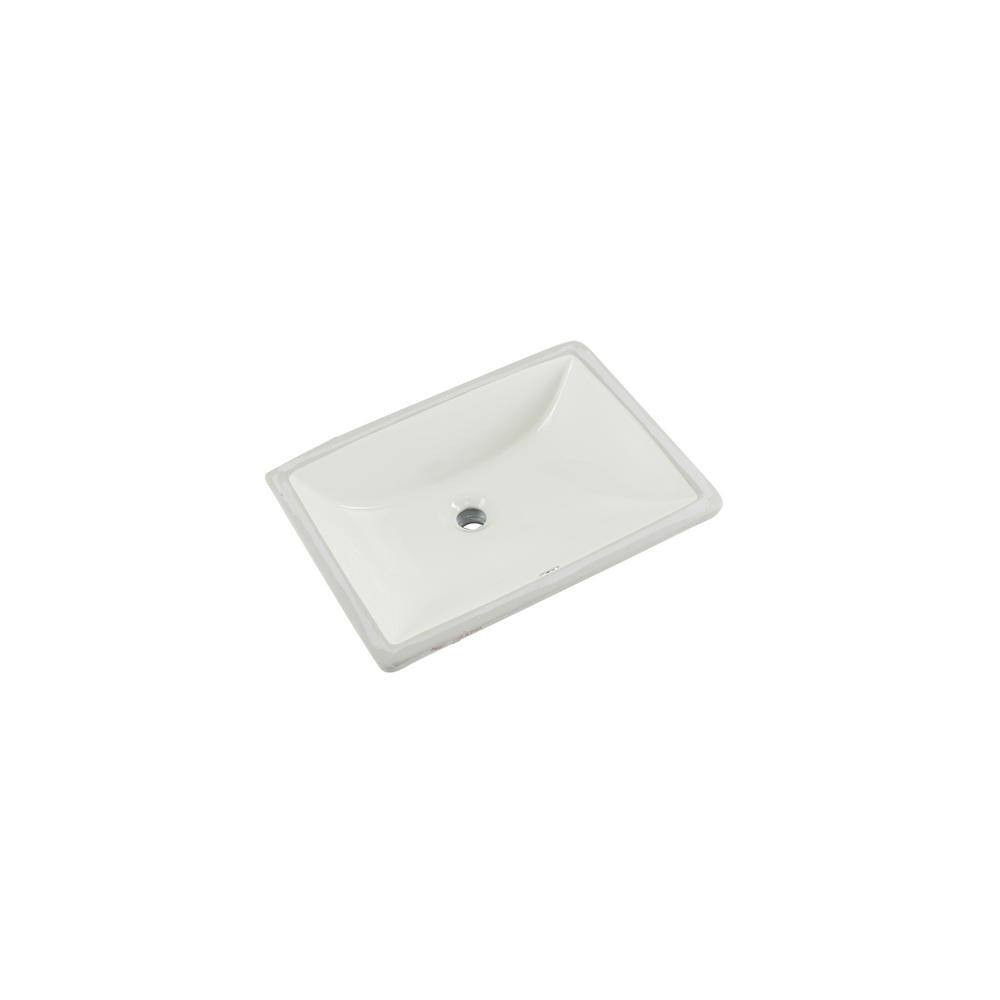 IPT Sink Company Rectangular Glazed Ceramic 20.5in. Undermount