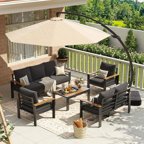 can you use a round patio umbrella with square table Find Perfect Shade: Patio Umbrella Sizing Guide : BBQGuys