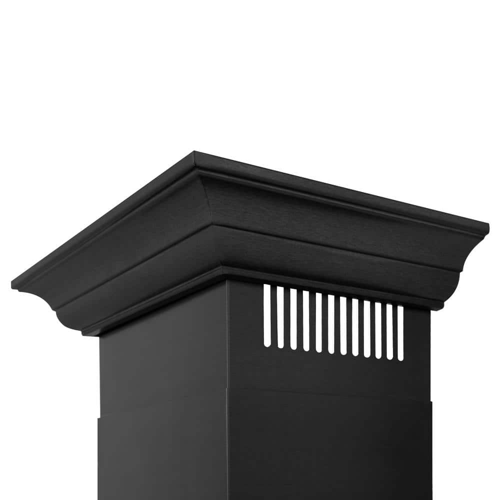 42-inch Black Stainless Steel Convertible Wall Mount Range Hood