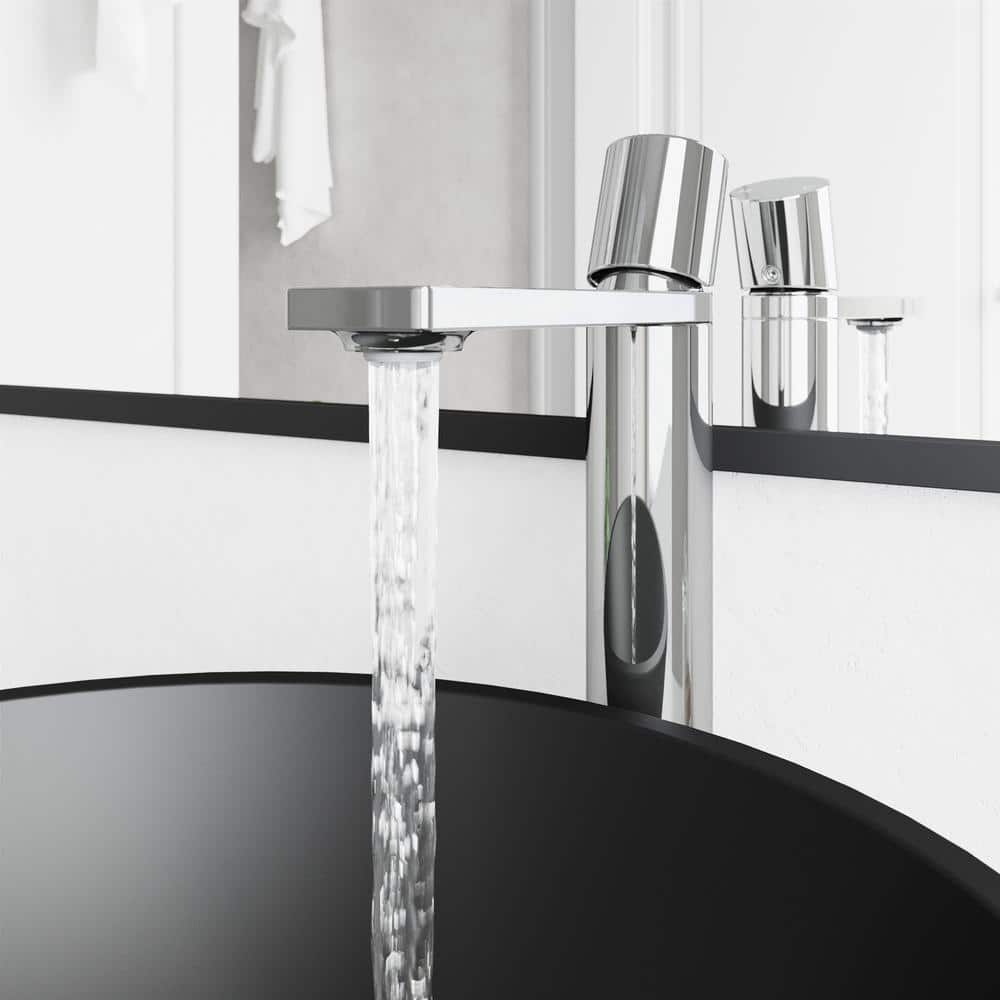 Gotham Chrome Single Handle Vessel Sink Bathroom Faucet