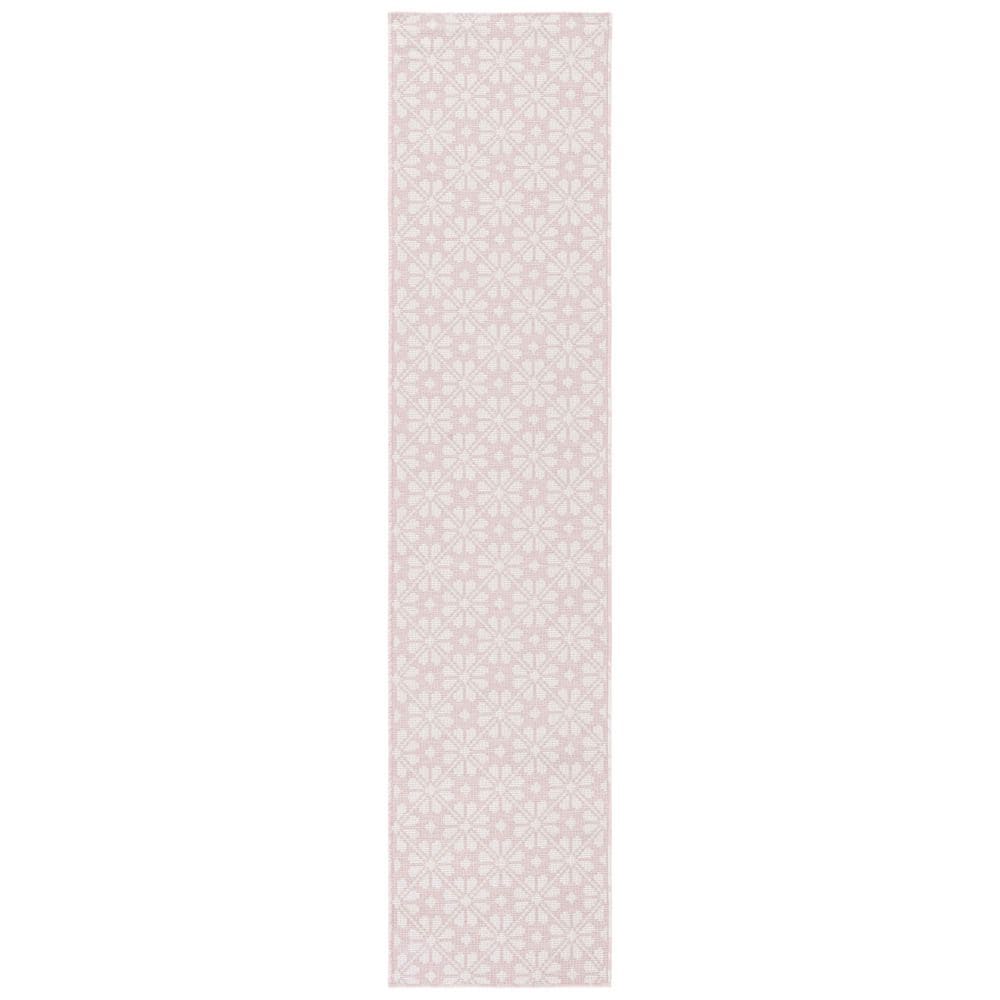 Martha Stewart 2 ft. x 9 ft. Pink/Ivory Monochrome Floral Runner Rug price history on PriceWatchPro