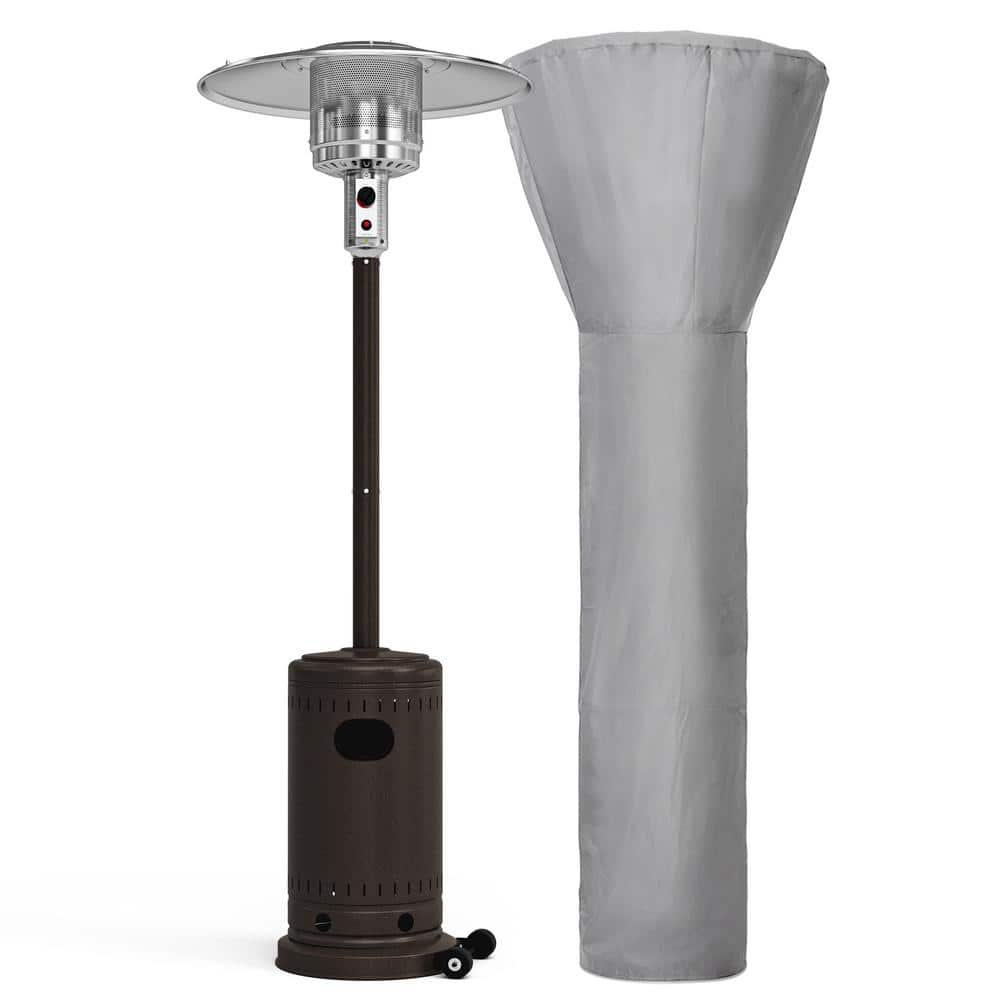 PamaPic 48000 BTU Commercial Propane Bronze Outdoor Heater with Cover