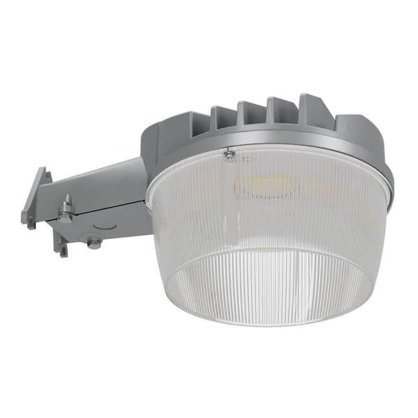 HALO ALB 450-Watt Equivalent Integrated LED Gray Dusk to Dawn Area Light, 4000K