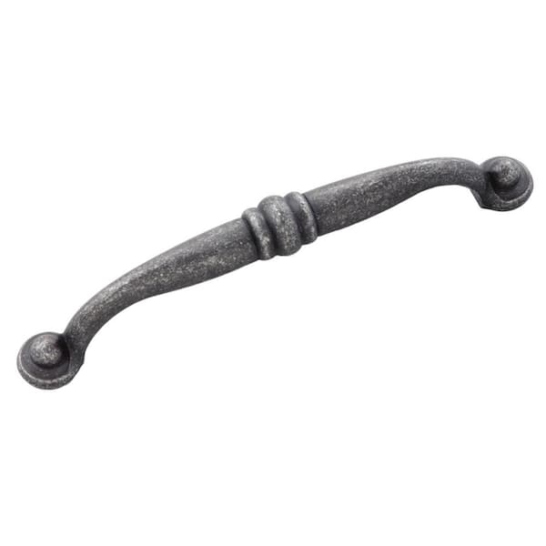 HICKORY HARDWARE Cumberland 5 in. Center-to-Center Vibra-Pewter Pull