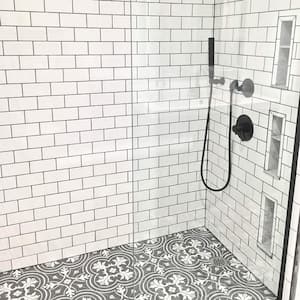 Twenties Classic Encaustic 7-3/4 in. x 7-3/4 in. Ceramic Floor and Wall Tile (11.11 sq. ft. / case)