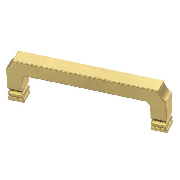 Liberty Liberty Notched 3-3/4 in. (96 mm) Brushed Brass Cabinet Drawer Pull