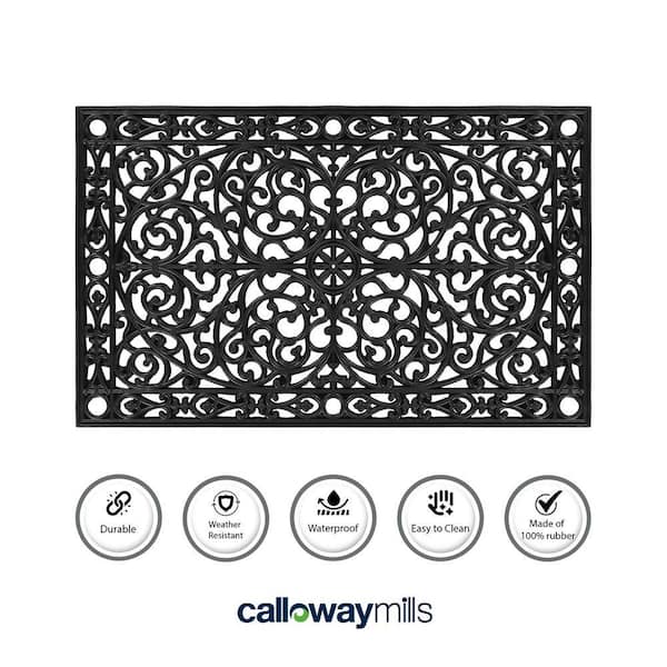 Calloway Mills Gatsby Rubber Doormat, 22