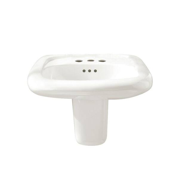 American Standard Murro Wall-Mount Bathroom Sink in White-DISCONTINUED