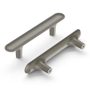 Maven Collection Pull 3 in. (76mm) Center to Center Satin Nickel Finish Modern Zinc Bar Pull (1-Pack )