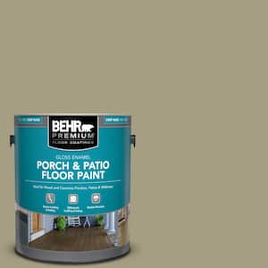 1 gal. #MS-51 Sage Moss Gloss Enamel Interior/Exterior Porch and Patio Floor Paint