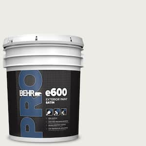 5 gal. #BL-W14 White Satin Exterior Paint