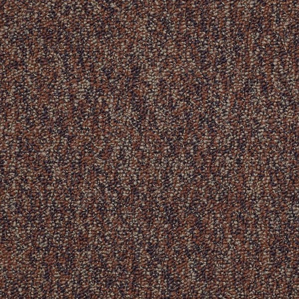Oila-Lively-Red Commercial/Residential 24 in. x 24 in. Glue-Down Carpet Tile Square (48 sq. ft.)