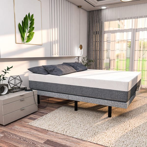 Twin XL Hybrid Foam Firm Mattress 10 in. Mattress-in-a-Box, Cooler Sleep, Breathable, Supportive, Pressure Relief