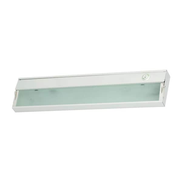 Titan Lighting Aurora 2-Light White Under Cabinet Light