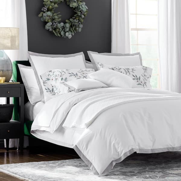 Cameilla Floral Premium Smooth Premium Smooth Wrinkle-Free Sateen Duvet  Cover - Cream, Twin/Twin XL