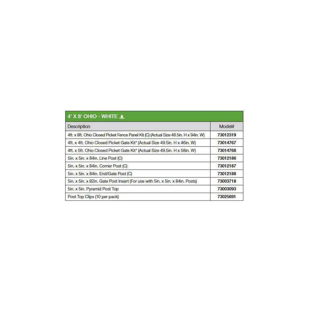 Terex 7-ft White Vinyl Corner Fence Post