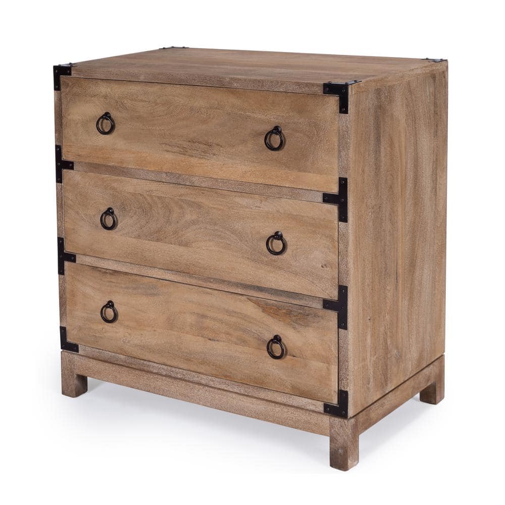 Forster 144'' Extra Deep Brown Campaign Chest with Ball Bearings