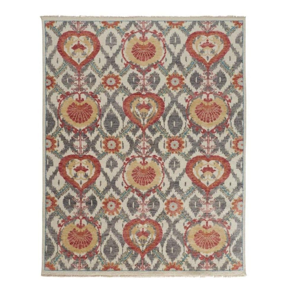 2 ft. x 8 ft. Orange, Ivory Floral Area Rug price history on PriceWatchPro