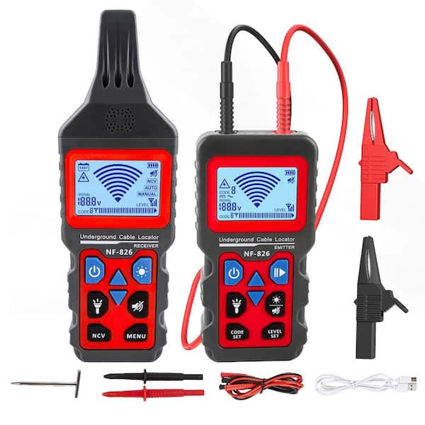 Underground Cable Locator Wire Tracker for Dog Fence Cables Irrigation, Wall and Underground Pipeline Wire Detector