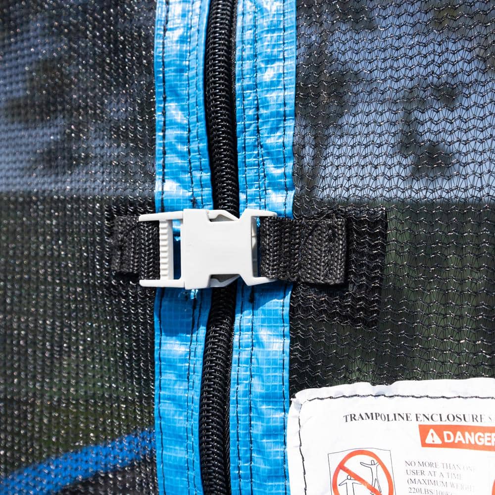 TruJump 14ft Blue Trampoline with Safety Enclosure