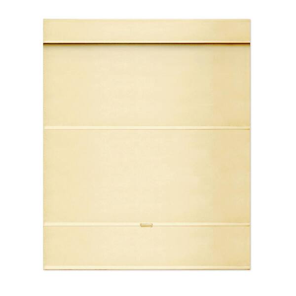 Chicology Mountain Almond Cordless Room Darkening Thermal Polyester Roman Shades 39 in. W x 64 in. L