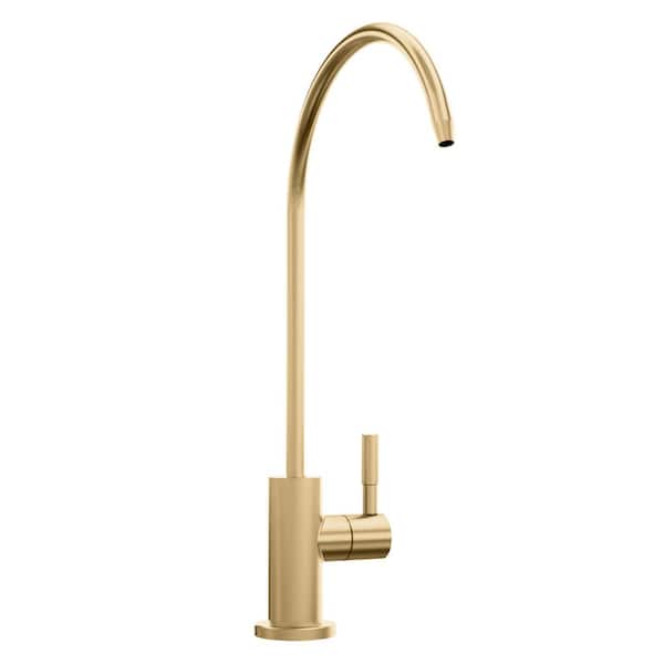 Palisades Single Handle Beverage Faucet in Champagne Bronze