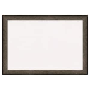 Dappled Light Bronze Narrow White Corkboard 27 in. x 19 in. Bulletin Board Memo Board