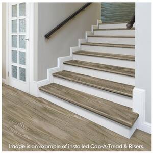 Arnica Lake Oak 1-11/16 in. T x 12-1/8 in. W x 47 in. L for Stairs 1 in. T Stair Tread and Reversible Riser Kit