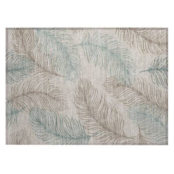 Chantille Machine Washable Indoor/Outdoor Abstract ACN3028 Dune 3 ft. x 4 ft. Area Rug