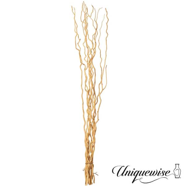 Uniquewise 12-Pieces Natural Dry Branches Authentic Willow Sticks