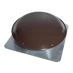 1000 CFM Power Steel Roof Attic Ventilator in Dark Brown