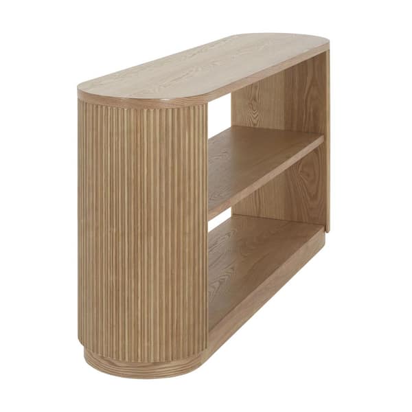 CHRISTOPHER KNIGHT HOME Ivan Modern 58.9 in. Natural Oval MDF and