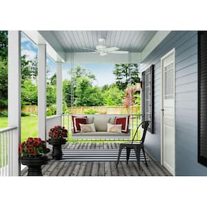 Sea Wind 48 in. White Indoor/Outdoor Ceiling Fan For Patios or Bedrooms
