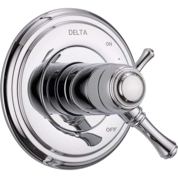 Delta Cassidy TempAssure 17T Series 1-Handle Volume and Temperature Control Valve Trim Kit Only in Chrome (Valve Not Included)