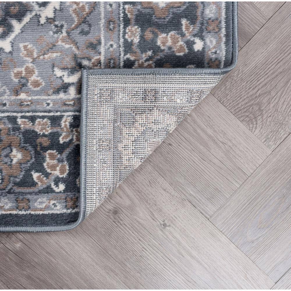 Madison 2' x 3' Gray Synthetic Oriental Rectangular Rug