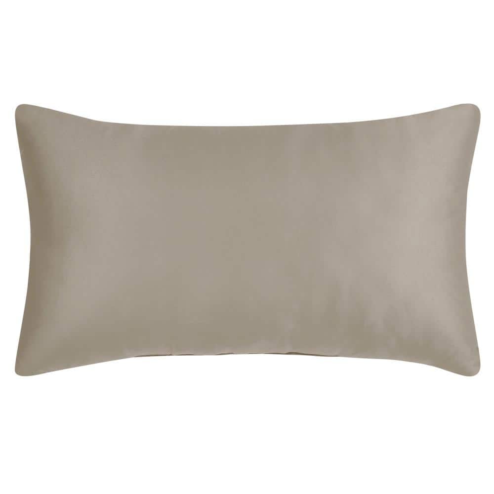 Pebble Satin Quilted Boudoir Decorative Throw Pillow