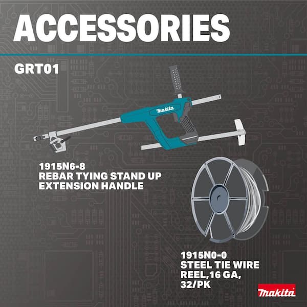 Makita 40-Volt max XGT Lithium-Ion Brushless 16 Gauge Rebar Tying