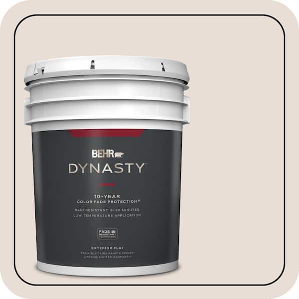 BEHR DYNASTY 5 gal. #MQ3-08 Ballerina Beauty Flat Exterior Stain-Blocking Paint & Primer
