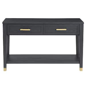Yves 48 in. Charcoal Rectangle Sofa Table