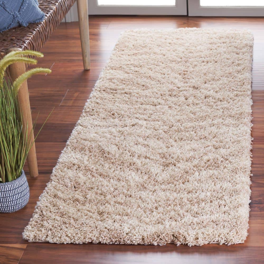 Portofino Shag 2 ft. x 9 ft. Ivory/Beige Zebra Runner Rug price history on PriceWatchPro