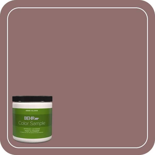 BEHR PREMIUM PLUS 8 oz. #MQ1-47 Touch of Class Semi-Gloss Interior/Exterior Paint & Primer Color Sample