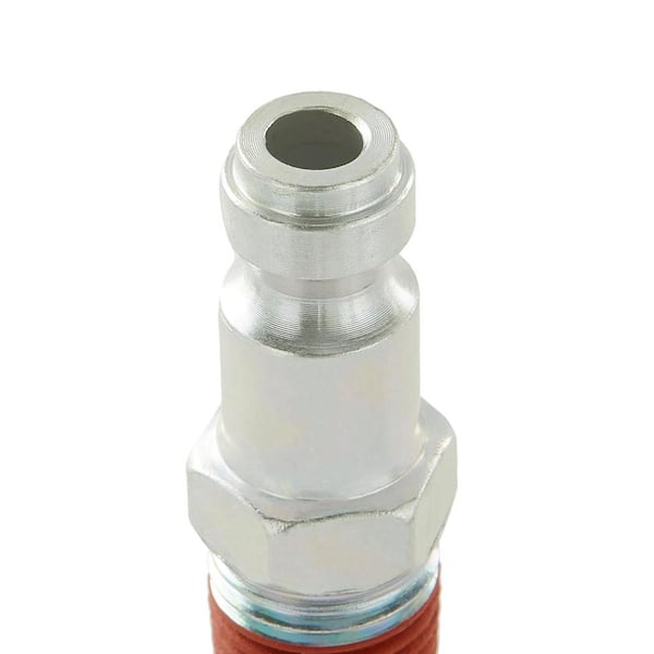 Husky 1/4 in. T-Coupler Plug with Increased Flow (6-Piece
