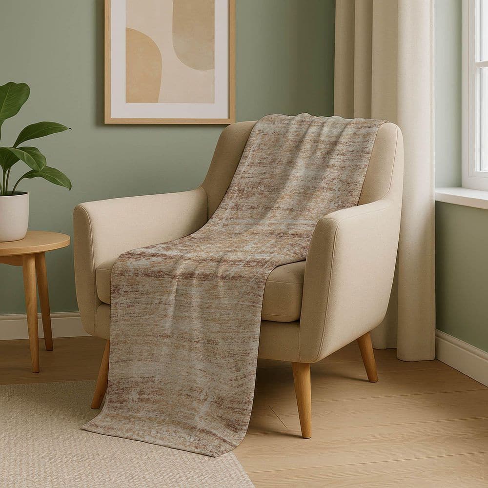 Premium Machine Washable ASB747 Copper 50 in. x 70 in. Sherpa Throw Blanket price history on PriceWatchPro