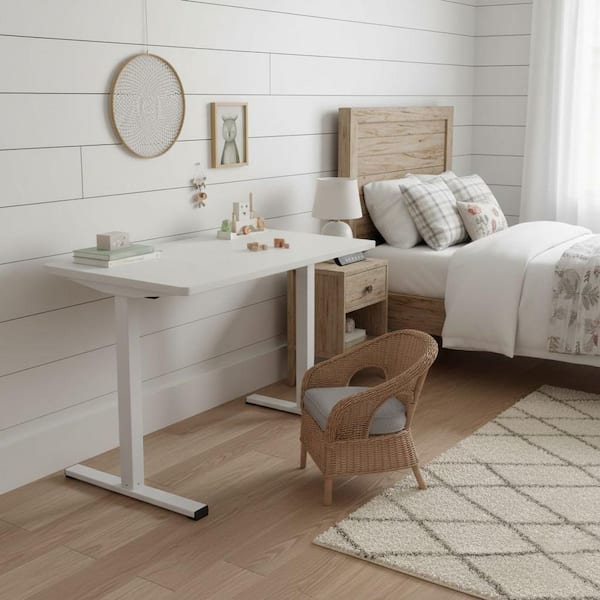 Homy Casa JKTLZQ 31 in. x 19in. Pure White and Snowy White